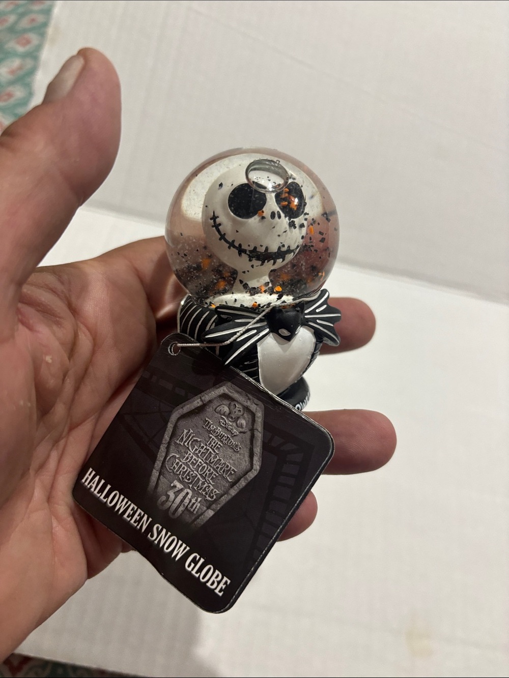 The Nightmare Before Christmas Jack Skellington Halloween Snow Globe 3 in